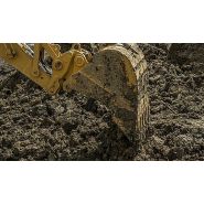 Godet d'excavation à usage normal avec lame de nivellement - caterpillar finance france - 800 mm (31 in) - poids 651 kg_4