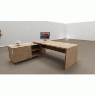 Bureau d'angle T45 avec desserte dos design - Quadrifoglio - Gauche, Orme_4
