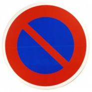 Panneau temporaire de prescription BK6a1 - interdiction de stationnement_4