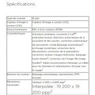 9622b003 - scanner photo - canon france - optique : 2 400 x 4 800 ppp2_4