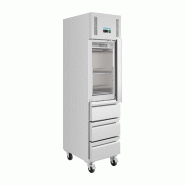 Armoire réfrigérée positive GN slimline 1 porte 3 tiroirs série U 292 L UA113 Polar_4