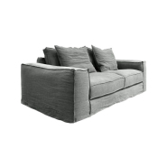 Canapé 3 places Cologne 223 cm - Déhoussable - Home Spirit - Structure en hêtre et assise Plumtex_4