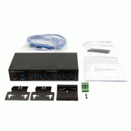 Exsys ex-11227hmvs hub métal 7 ports usb 3.2 gen 1 via vl811+ chipset_4