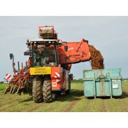 Arracheuse par préhension ZBII - Dewulf BV - trémie 9 m³ - largeur 3500 mm - 2 rangs_4