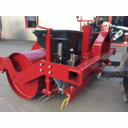 Rouleau Engazonneur 120 cm + Semoir Meynie - Largeur 130 cm, 300 kg, 170 L - Outil Micro-tracteur_4