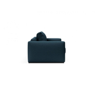 Innovation Living - Canapé design convertible Cosial avec accoudoirs rembourrés - Tissu Argus Navy Blue - Couchage 160x202 cm_4