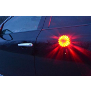 Balise de signalisation gyrophare PRO à leds rechargeable  (Orange ou Bleu)_4