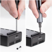 Boîtier SSD NVMe Externe USB-C/Thunderbolt, Boîtier USB4 M.2 NVMe, 40 Gbps, Boîtier Dissipateur Ther_4