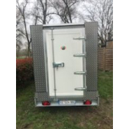 Remorque frigorifique double essieu 2x1350kg - RAPHA 20 - Châssis Lider freiné et dimensions intérieures optimisées_4