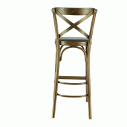 Chaise haute salle de restaurant Chinon - Marron_4