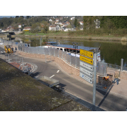Barrière démontable FLO-DEM 100K pour gestion des crues