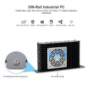 PC industriel fanless étanche - Monolith-6000CB - Intel® Elkhart Lake Celeron® J6412 Quad-core 2.0 GHz, IP67/IP69K, connecteurs M12_4