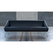 Canapé d'accueil carré à contours nets - Structure puissante - Collection AMARCORD - Design italien minimaliste_4