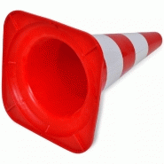 Vidaxl cône de signalisation réfléchissant 10 pcs 50 cm rouge et blanc 141818_4