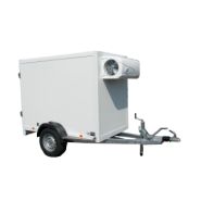 Remorque frigorifique sur mesure avec options étagères et groupe électrogène