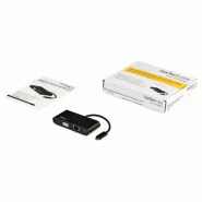 Adaptateur Multiport USB-C - Mini Dock USB-C avec Sortie Vidéo VGA 1080p - Power Delivery Passthroug_4