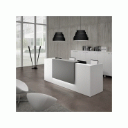 Banque d'accueil Z2 - L 126 cm - Fabricant OFFICITY - Kit LED en option_4