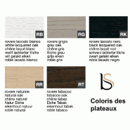 Table de réunion triangulaire Rail en bois- Bralco - Oui, Chêne gris_4