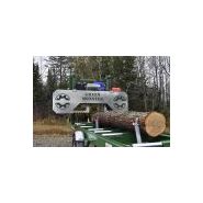 Scierie mobile puissante équipée d'un moteur Honda garanti 3 ans