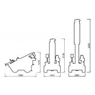 Pénétromètre dynamique avec stabilisateurs pour terrain difficile