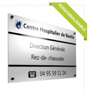 Plaque aluminium anodisé - Direct Signalétique - Impression logo ou texte - Épaisseur 2 mm - Fixation adhésif ou entretoises_4
