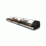 Vitrine chauffante 2 GN 1/1 Chaleur humide Série SPLENDID Bain Marie Sayl_4