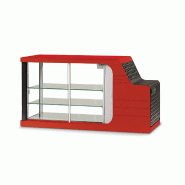 Vitrine réfrigérée de comptoir 120L SCAIOLA - Gris_4