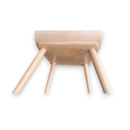 Chaise pour salle à manger d'occasion Scaun SM1 en bois naturel - hêtre massif - ergonomique et polyvalente_4