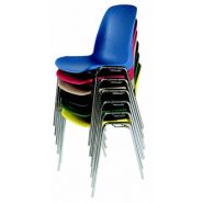 14031a824 - Chaises empilables Millet-Culinor - Polypropylène, dimensions L. 0.44 x P. 0.50 x H. 0.80m_4