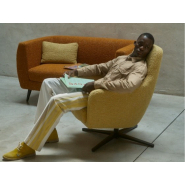 Canapé d'accueil moelleux et contemporain - SEA SHELL - design italien, options personnalisables_4