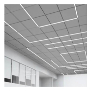 Pack de 2 barres lumineuses LED 28W - Réf DALREG18 - Installation facile pour plafonds techniques 60x60_4