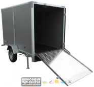 Remorque fourgon Lider V3 - freiné - 260x155x177 cm - PTAC : 1350 kg - Reference -42970 - protection intempéries et vols_4