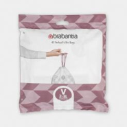 Sacs poubelle PerfectFit Brabantia - Code V (3 litres) - Distributeur 40 sacs_4