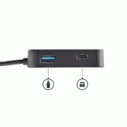 Adaptateur Multiport USB C - Mini Station d'Accueil USB-C Vidéo HDMI 4K - Gigabit Ethernet, Hub USB_4