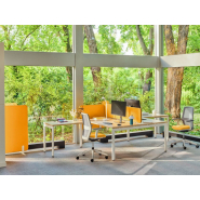 Bureau bench et individuel design contemporain - OGI U - ergonomique et modulable_4