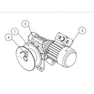 Treuil de traction électrique EWL à vis sans fin - Rema Holland B.V - alimentation 400V - protection IP55_4