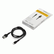 StarTech Cble USB-A vers Lightning Noir Robuste 1m_4