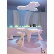 Tabouret haut Konkord - Slide - Fuchsia_4