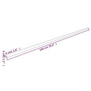 Vidaxl protecteurs d'angle 2 pcs jaune et noir 4x3x100 cm pu 153099_4