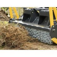 Twm broyeur forestier - TMC Cancela - largeur de travail 160-200 cm - robuste et compact pour mini-chargeuses hydrauliques_4