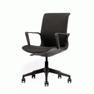 Fauteuil de Bureau Izao : Design Contemporain et Ergonomie Intuitive - Noir_4