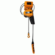 Palan électrique mobile à chaîne - 2 vitesses HHBDII 01-01T (1T x 6M/380V) avec chariot intégré_4