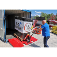 Rampe d'accès pour conteneur au sol - 100% galvanisée à chaud - Capacité 6T - AZ Ramp HCRN-06 GAV_4