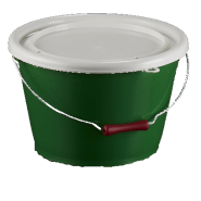 Seau plastique avec impression personnalisée sur demande
