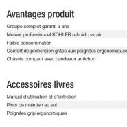 Groupe électrogène Diesel 4000 C5 - Kohler - Puissance max 3,40 kW - 50 Hz - Tension 230 V_4