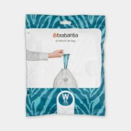 Sacs poubelle PerfectFit Brabantia - Pour poubelle newIcon 5L Code W - Distributeur 40 sacs_4