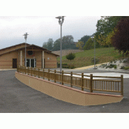 Clôture bois avec poteaux ronds_4