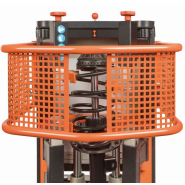 Compresseur de ressort double piston pneumatique avec grille de protection - BS30PG - capacité 24000N - pour ressorts MacPherson_4