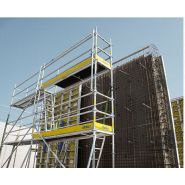 Échafaudage sécuritaire Modul avec contreventement contre le coffrage