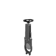 Vanne guillotine type A - Ako Innovations SAS - corps monobloc avec montage entre brides étanche d'un côté_4